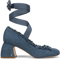 Sam Edelman Women's Della Fringe Wrap Up Heels NW/OB