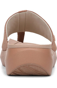 Vionic Women's Beach Aqua Platform Toe Post Sandals NW/OB