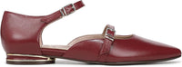 Naturalizer Women's Harmony Ankle Strap Pointed Toe Flat NW/OB