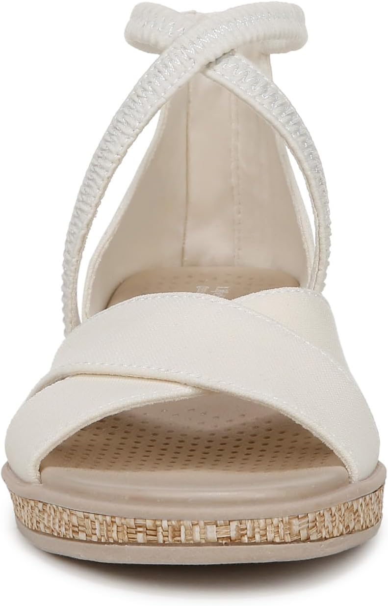 BZees Women's Bali Sand Strappy Wedge Sandals NW/OB