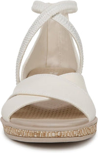 BZees Women's Bali Sand Strappy Wedge Sandals NW/OB