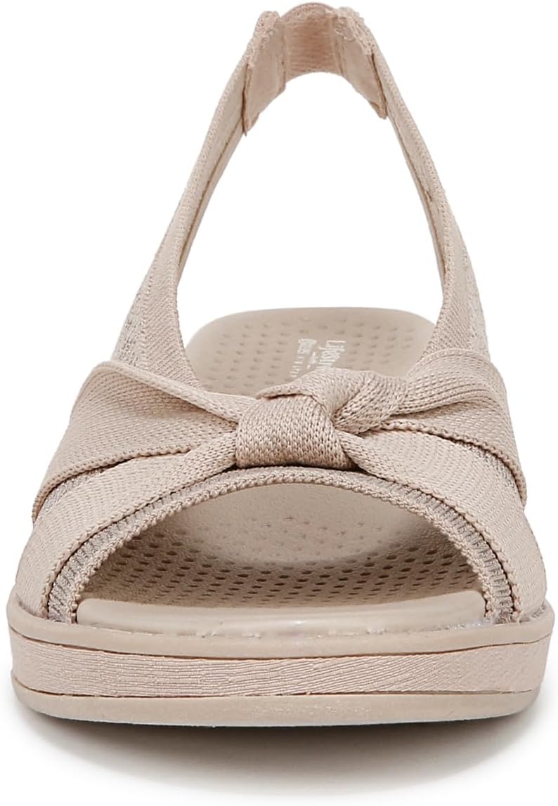 BZees for LifeStride Women's Bell Slingback Wedge Sandals NW/OB