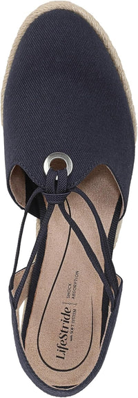 LifeStride Women's Kennedy Espadrille Wedge Sandals NW/OB