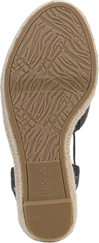 LifeStride Women's Kennedy Espadrille Wedge Sandals NW/OB