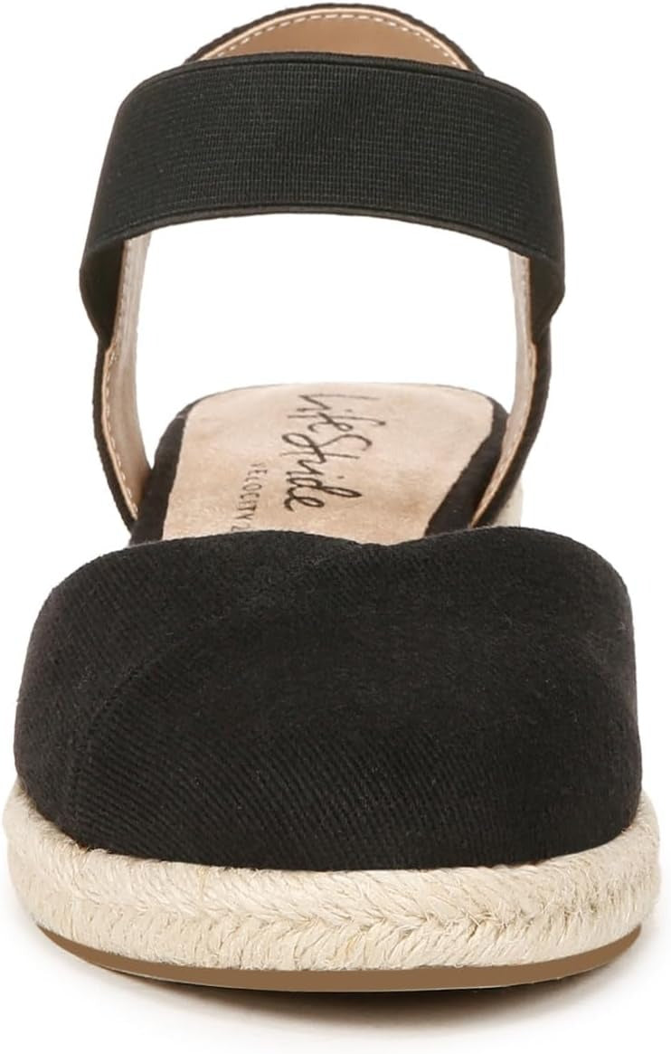 LifeStride Women's Kimmie Espadrille Wedge Sandal NW/OB