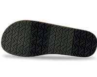 Reef X Ebony Beach Club Men's Original Stripes Flip Flop Sandals NW/OB