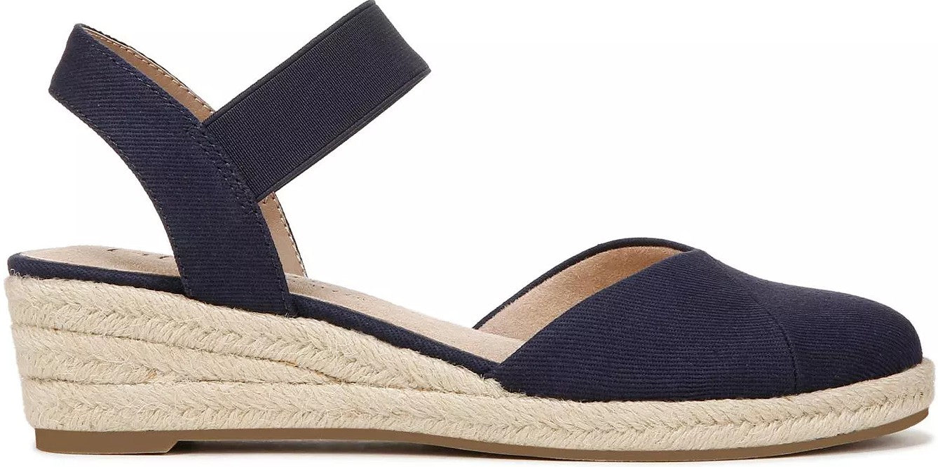 LifeStride Women's Kimmie Espadrille Wedge Sandal NW/OB