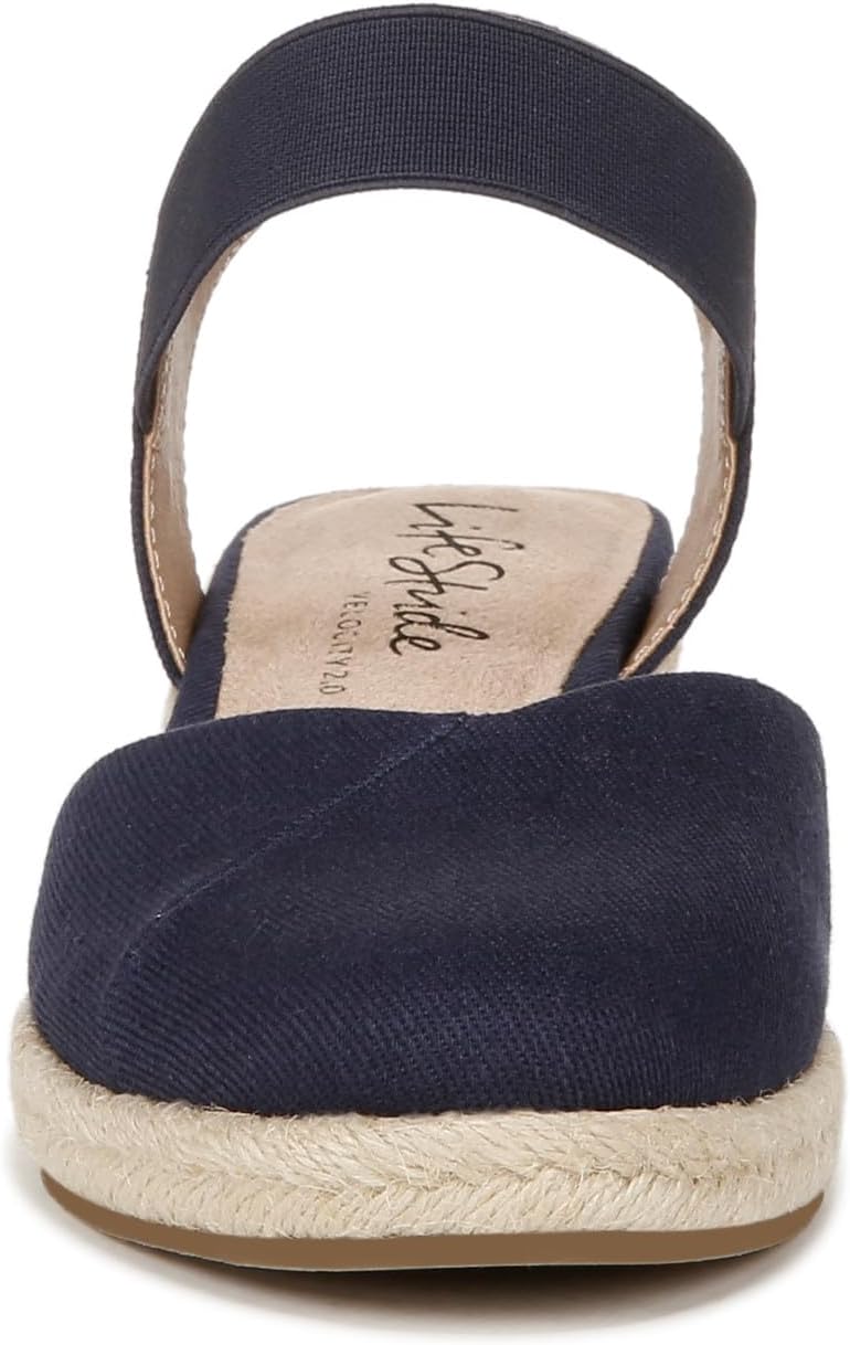 LifeStride Women's Kimmie Espadrille Wedge Sandal NW/OB