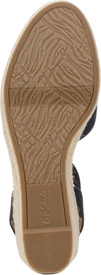 LifeStride Women's Kimmie Espadrille Wedge Sandal NW/OB