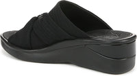 Bzees For Lifestride Womens Serenade Slide Wedge Sandal NW/OB