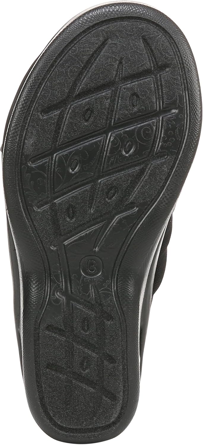 Bzees For Lifestride Womens Serenade Slide Wedge Sandal NW/OB
