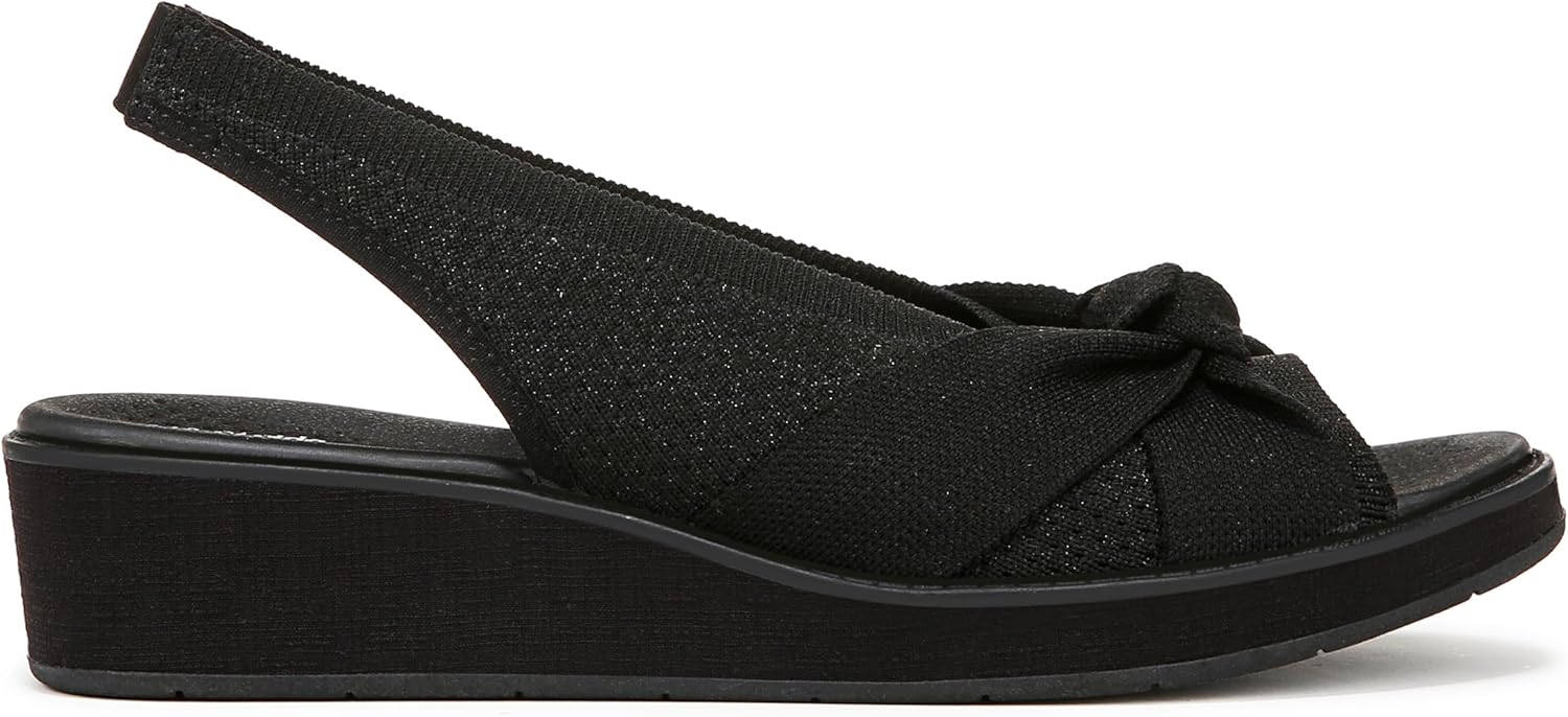 BZees for LifeStride Women's Bell Slingback Wedge Sandals NW/OB