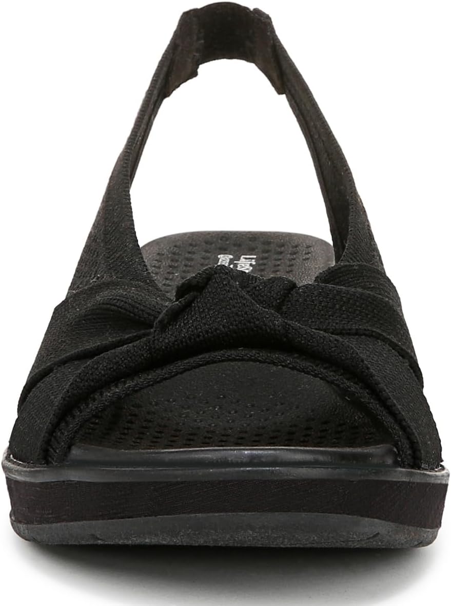 BZees for LifeStride Women's Bell Slingback Wedge Sandals NW/OB