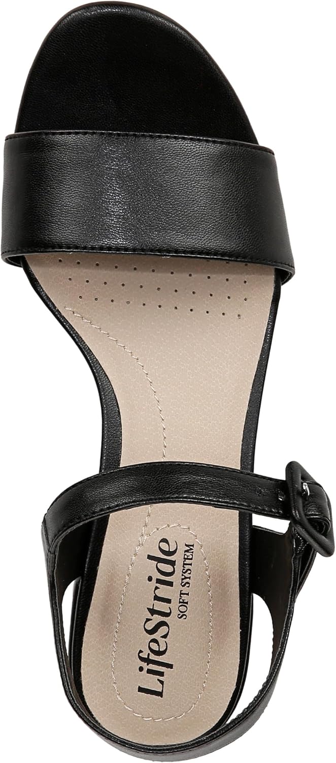 LifeStride Women's Rhythmn Block Heel Sandals NW/OB