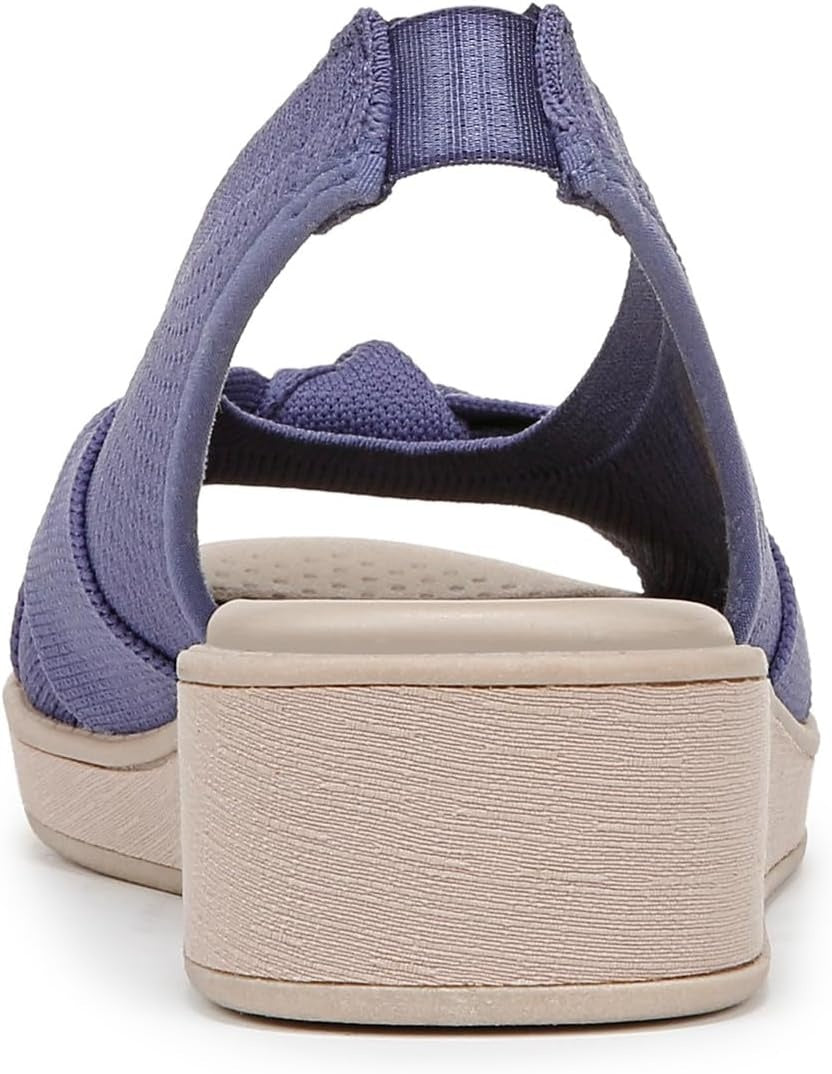 BZees for LifeStride Women's Bell Slingback Wedge Sandals NW/OB