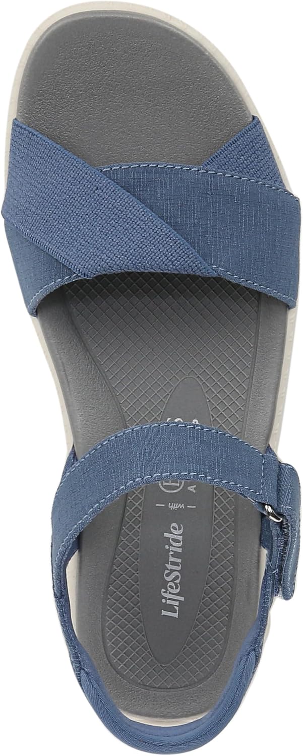 LifeStride Lane Women's Flat Sandals NW/OB