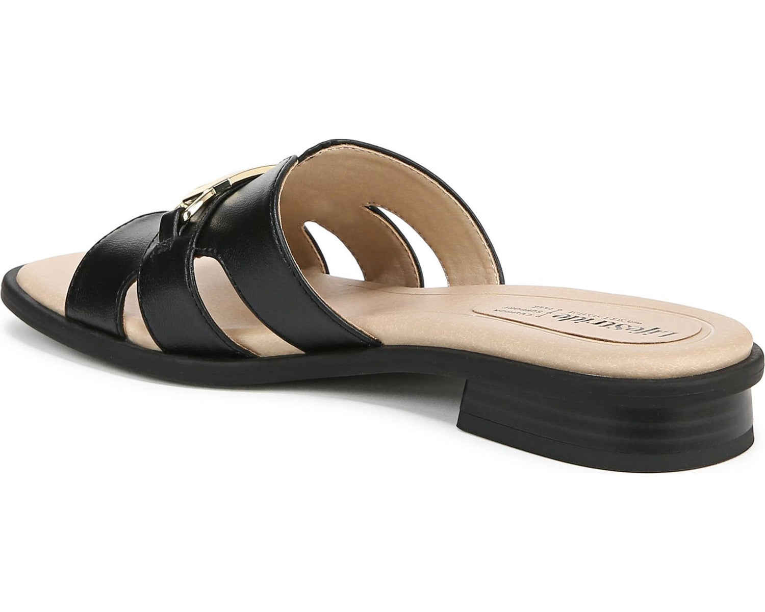 LifeStride Women's Royalty Bit Slide Sandals NW/OB