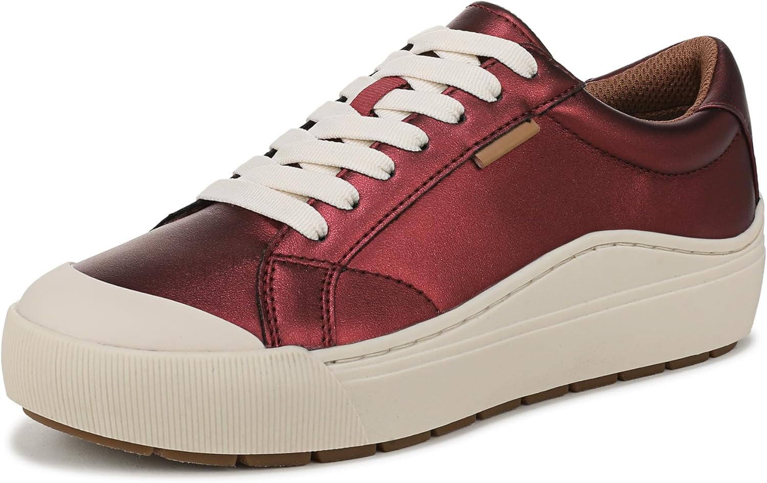 Burgundy Faux leather