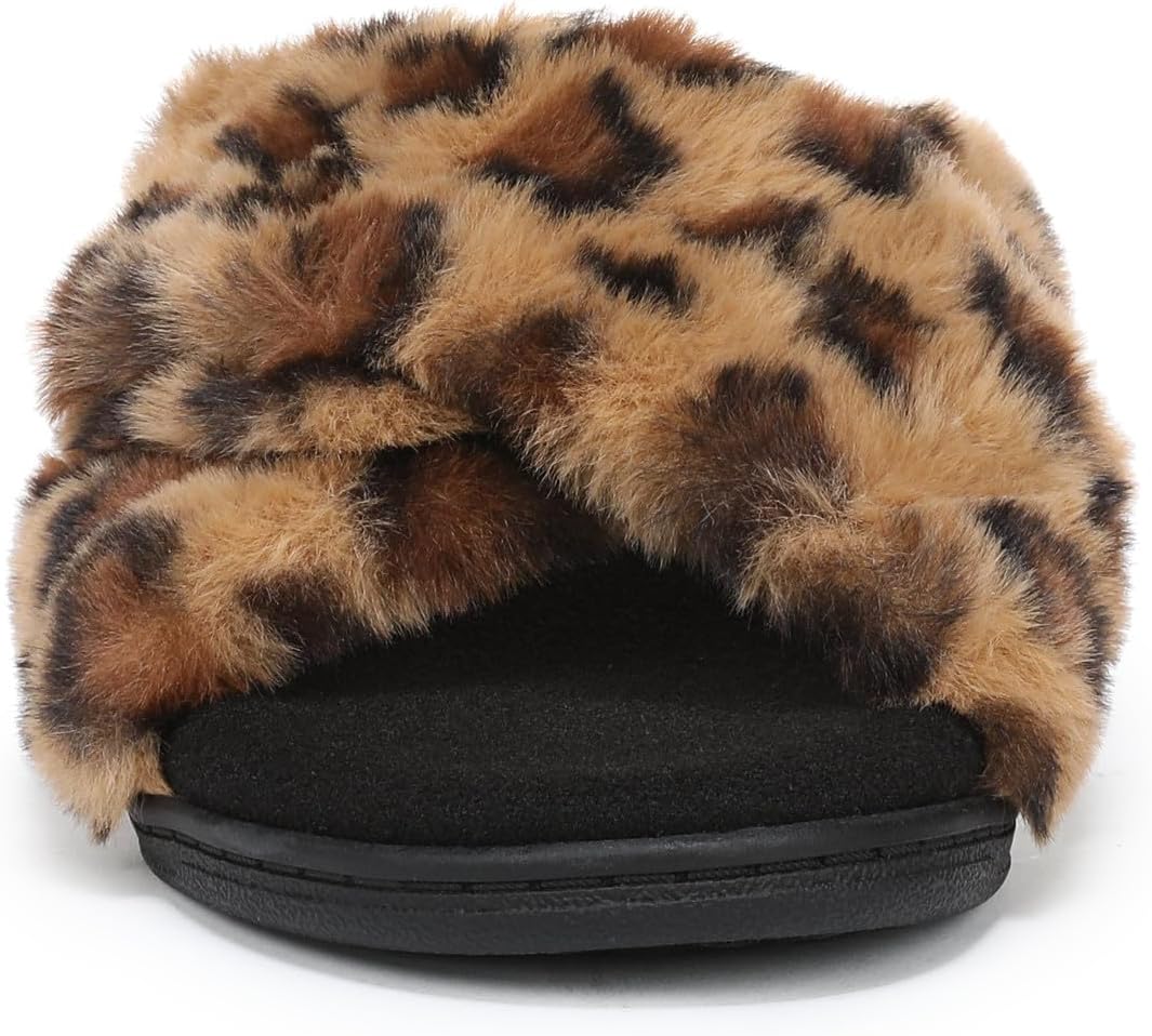 Vionic Women's Relax II Faux Fur Slippers NW/OB