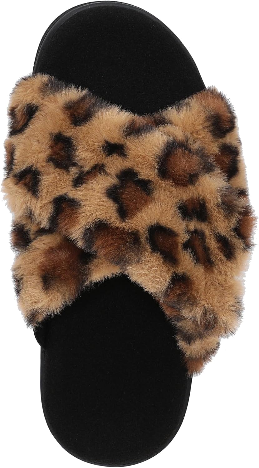Vionic Women's Relax II Faux Fur Slippers NW/OB
