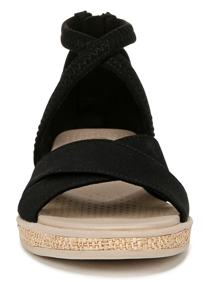 BZees Women's Bali Sand Strappy Wedge Sandals NW/OB