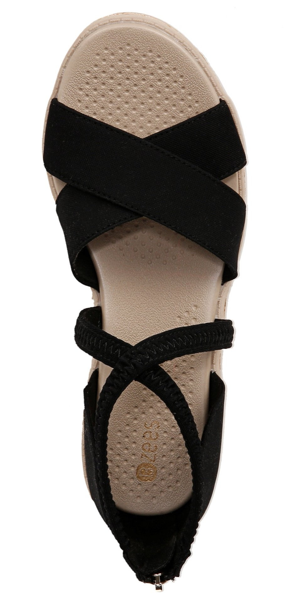 BZees Women's Bali Sand Strappy Wedge Sandals NW/OB