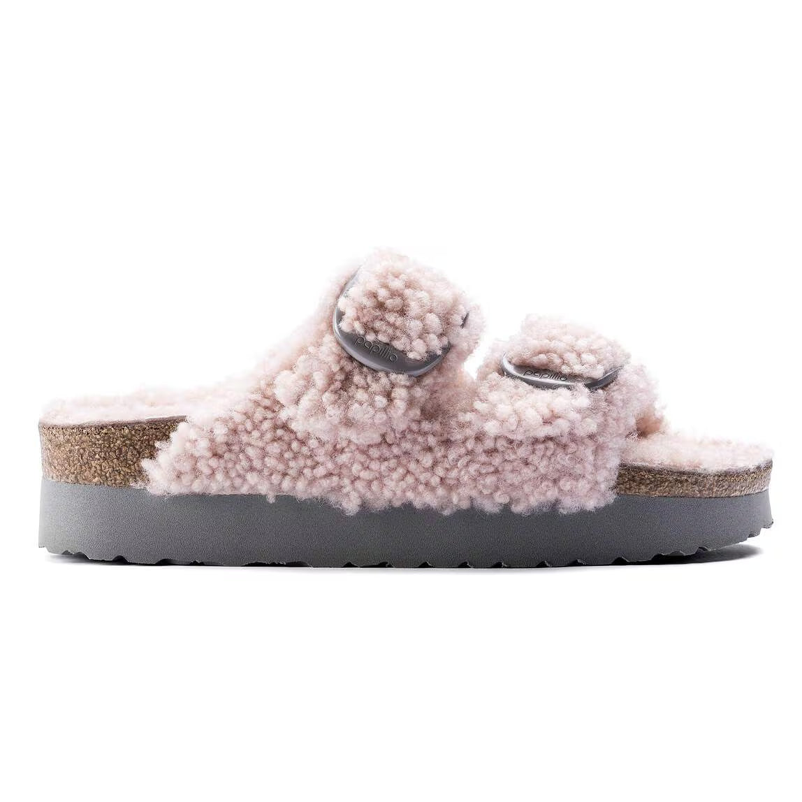 Birkenstock Arizona Big Buckle Shearling Women's Sandals NW/OB