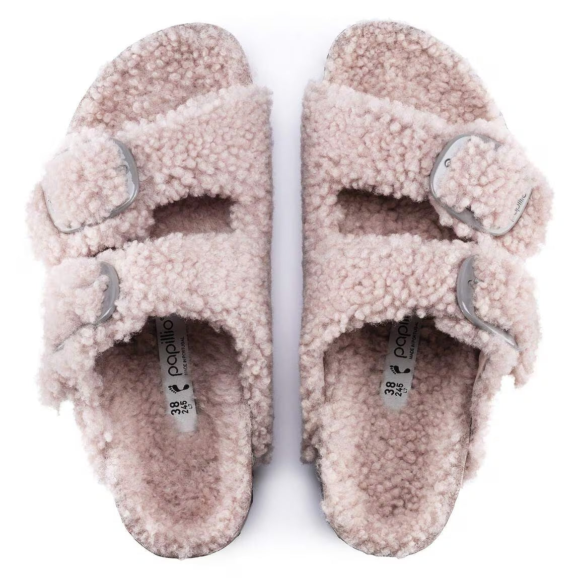 Birkenstock Arizona Big Buckle Shearling Women's Sandals NW/OB