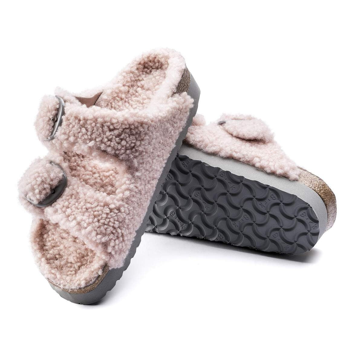 Birkenstock Arizona Big Buckle Shearling Women's Sandals NW/OB
