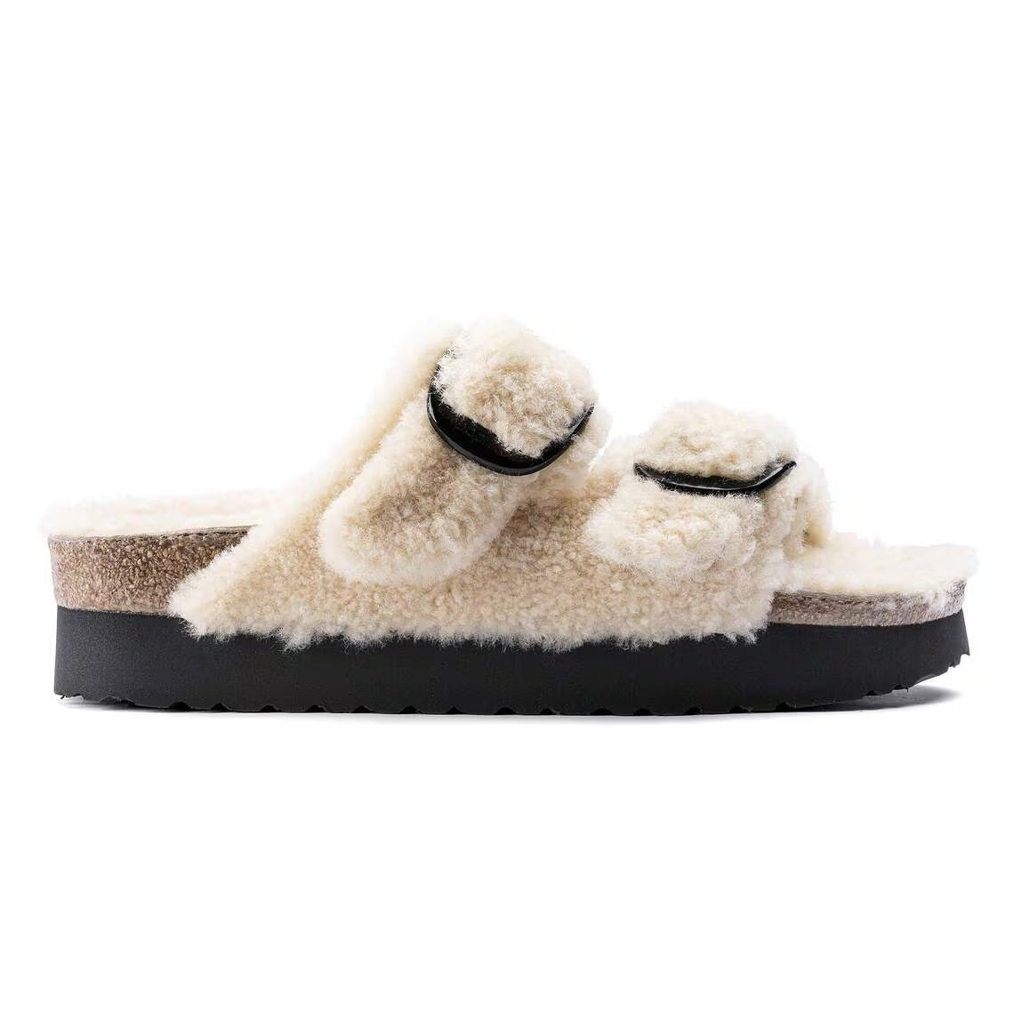 Birkenstock Arizona Big Buckle Shearling Women's Sandals NW/OB