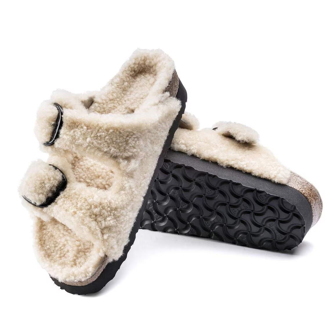 Birkenstock Arizona Big Buckle Shearling Women's Sandals NW/OB