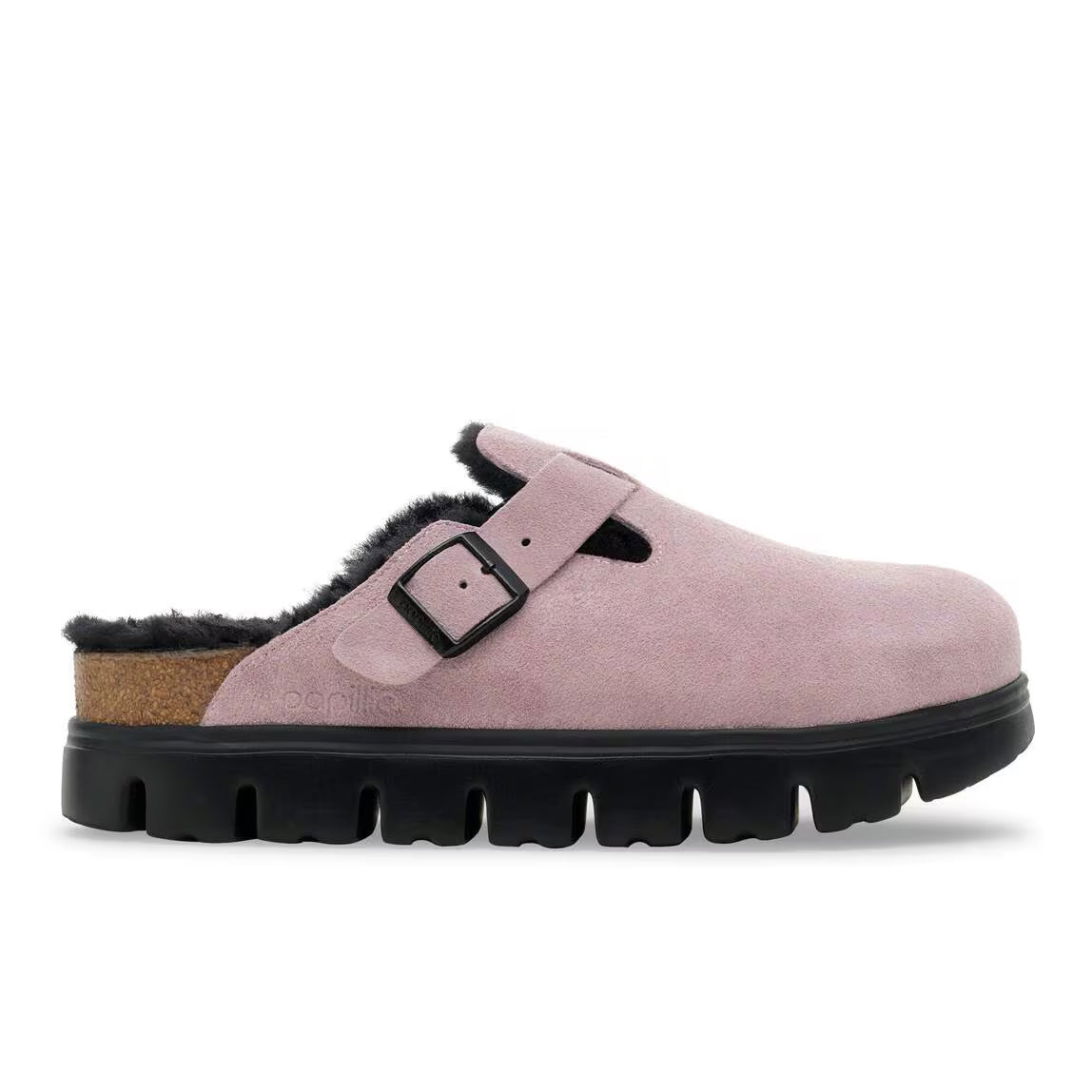 Papillio by Birkenstock Boston Pap Chunky Shearling Women's Clogs NW/OB