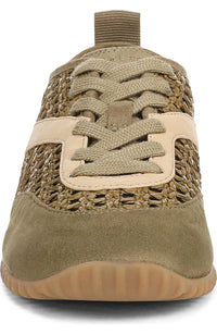 Franco Sarto Women's Hollis 2 Woven Raffia Lace Up Sneaker NW/OB