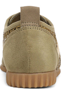 Franco Sarto Women's Hollis 2 Woven Raffia Lace Up Sneaker NW/OB