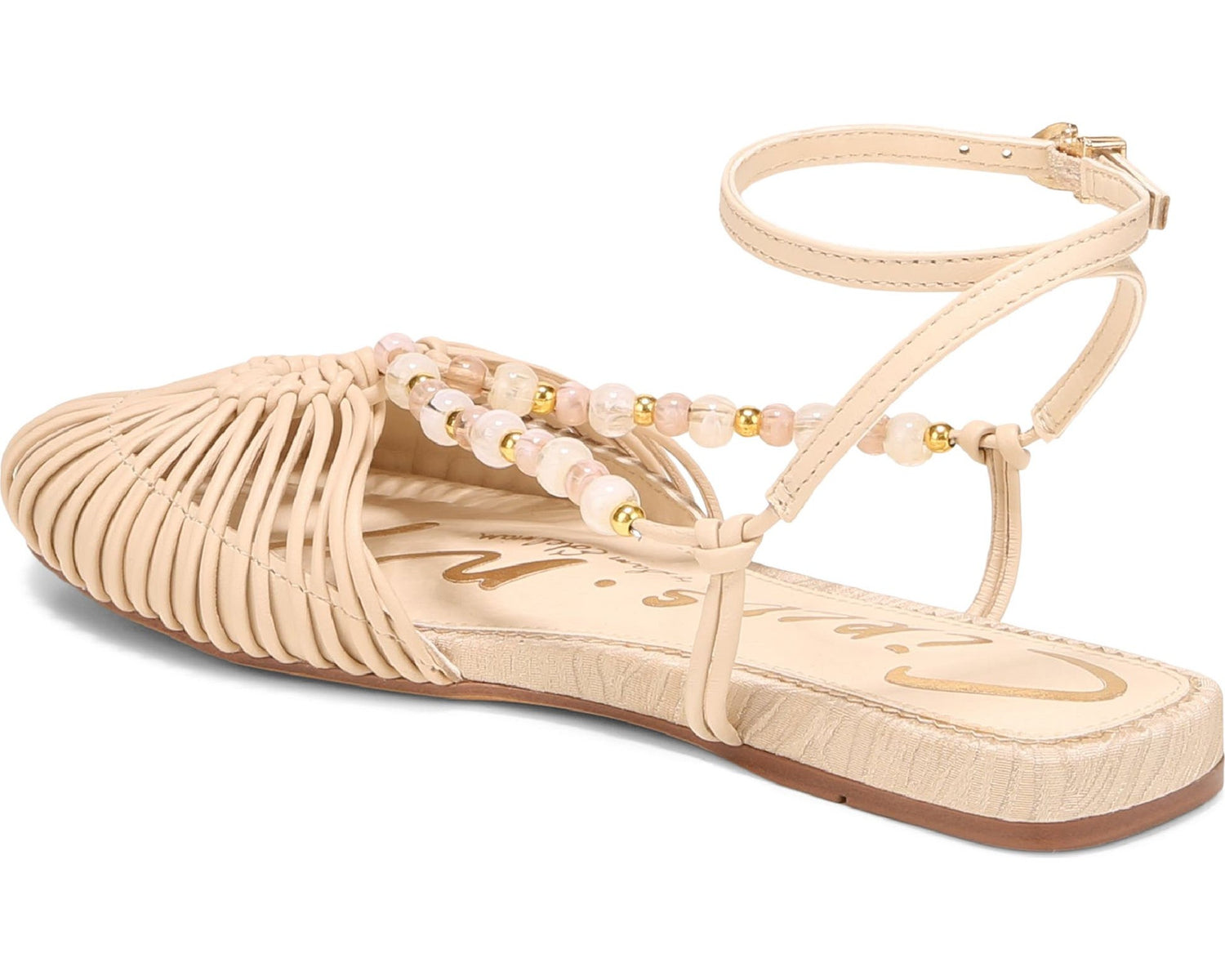 Circus NY by Sam Edelman Women's Kassie Ankle Strap Flat NW/OB