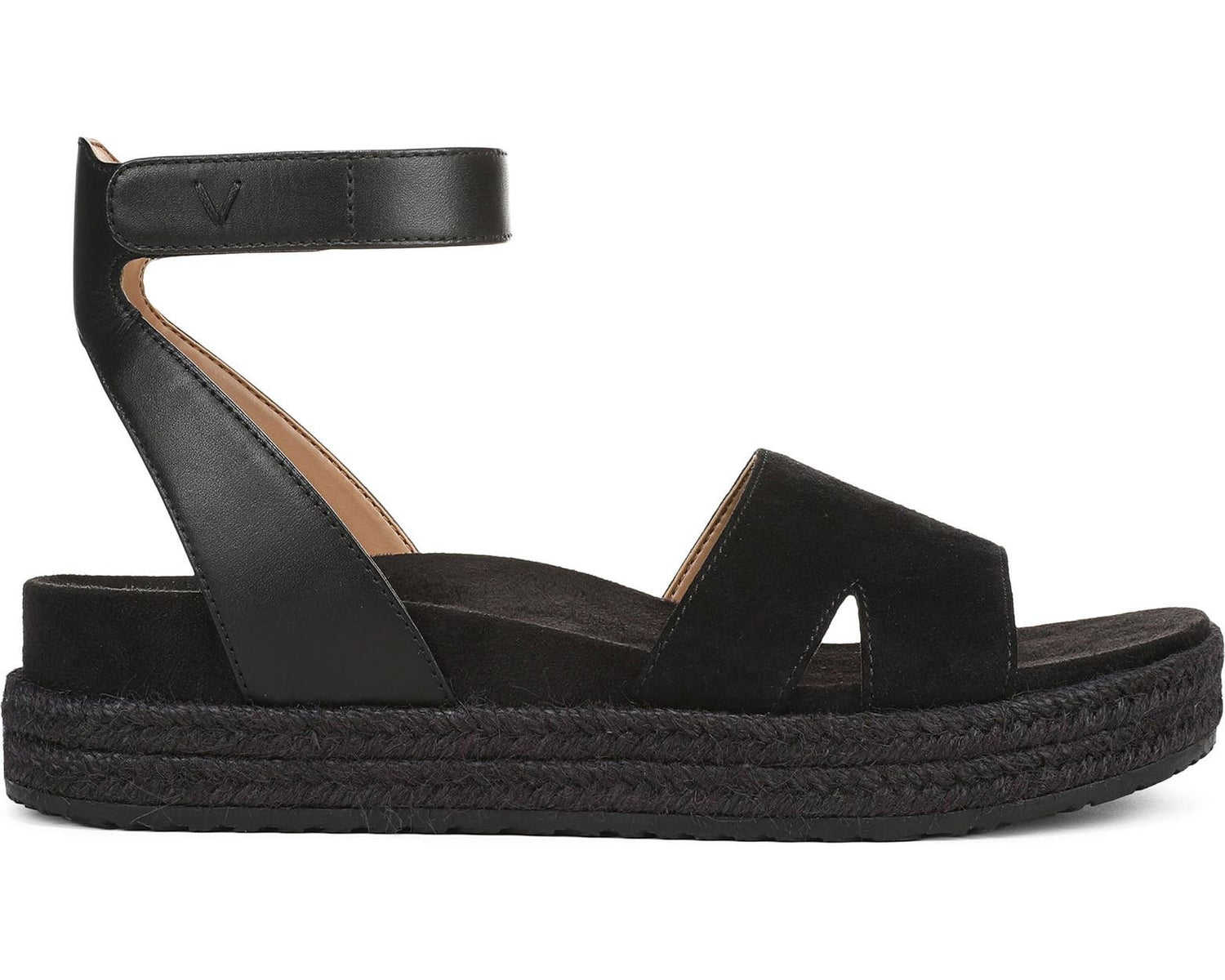 Vionic Women's Yucca Ankle Wrap Platform Espadrille Sandals NW/OB