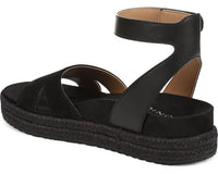 Vionic Women's Yucca Ankle Wrap Platform Espadrille Sandals NW/OB