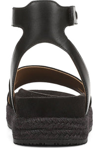 Vionic Women's Yucca Ankle Wrap Platform Espadrille Sandals NW/OB