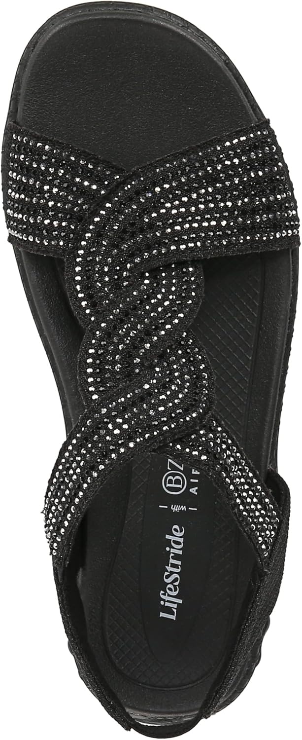 Bzees For Lifestride Women's Lilly Bright Strappy Sandal NW/OB
