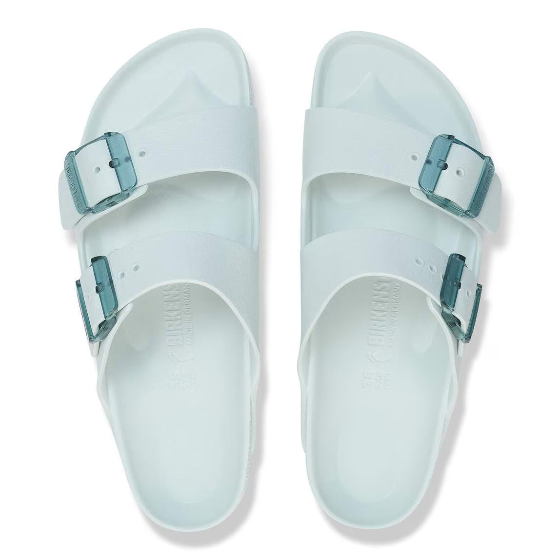 Birkenstock Arizona Stealth EVA Buckle Women's Surf Green Sandals NW/OB 6N (37 EU)