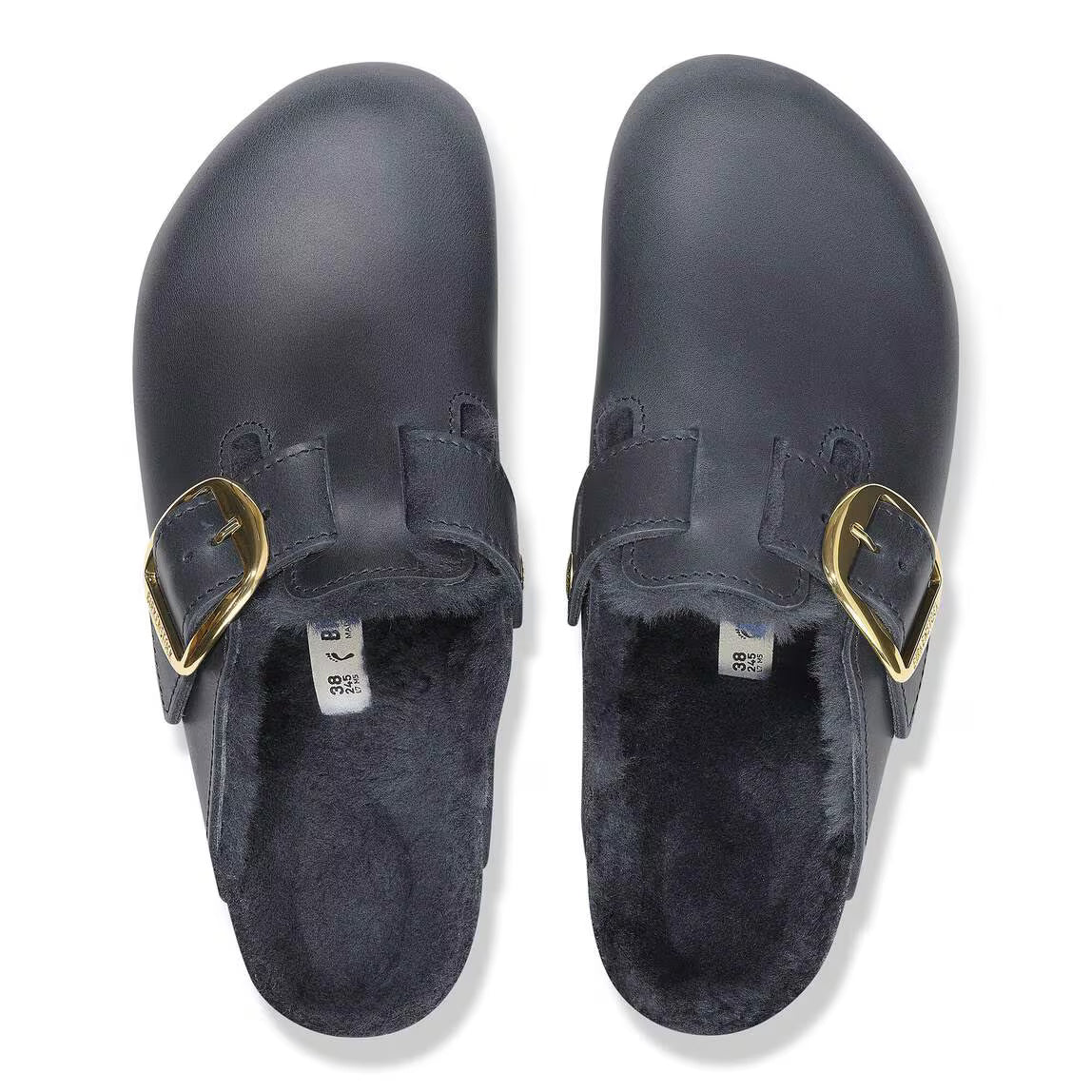 Birkenstock Boston Big Buckle Shearling Women's Clogs NW/OB