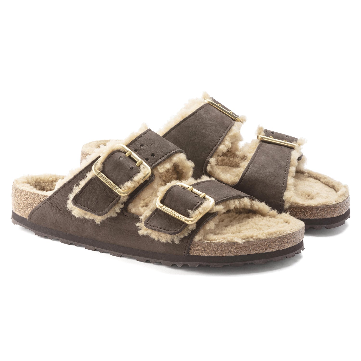 Birkenstock Unisex Arizona Bold Shearling Sandals NW/OB
