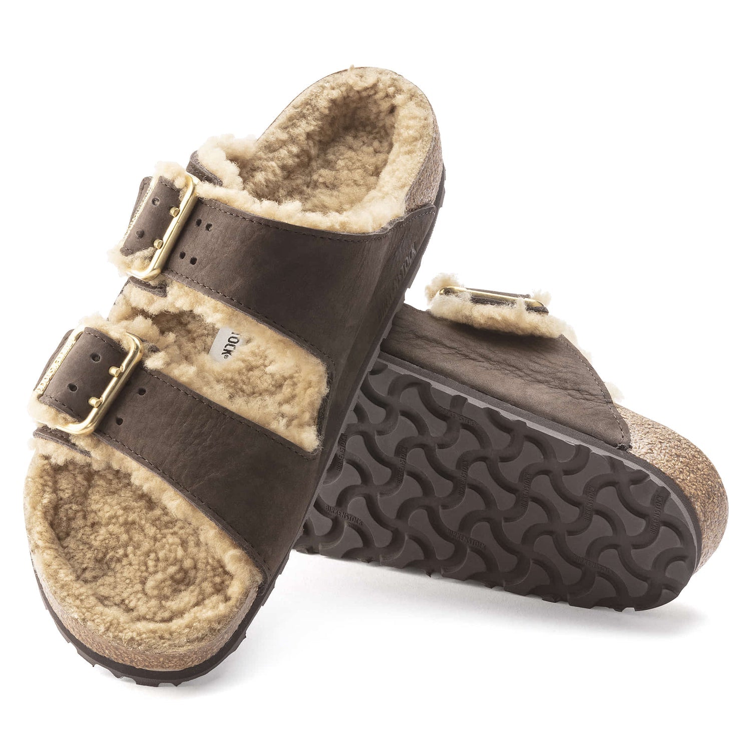 Birkenstock Unisex Arizona Bold Shearling Sandals NW/OB