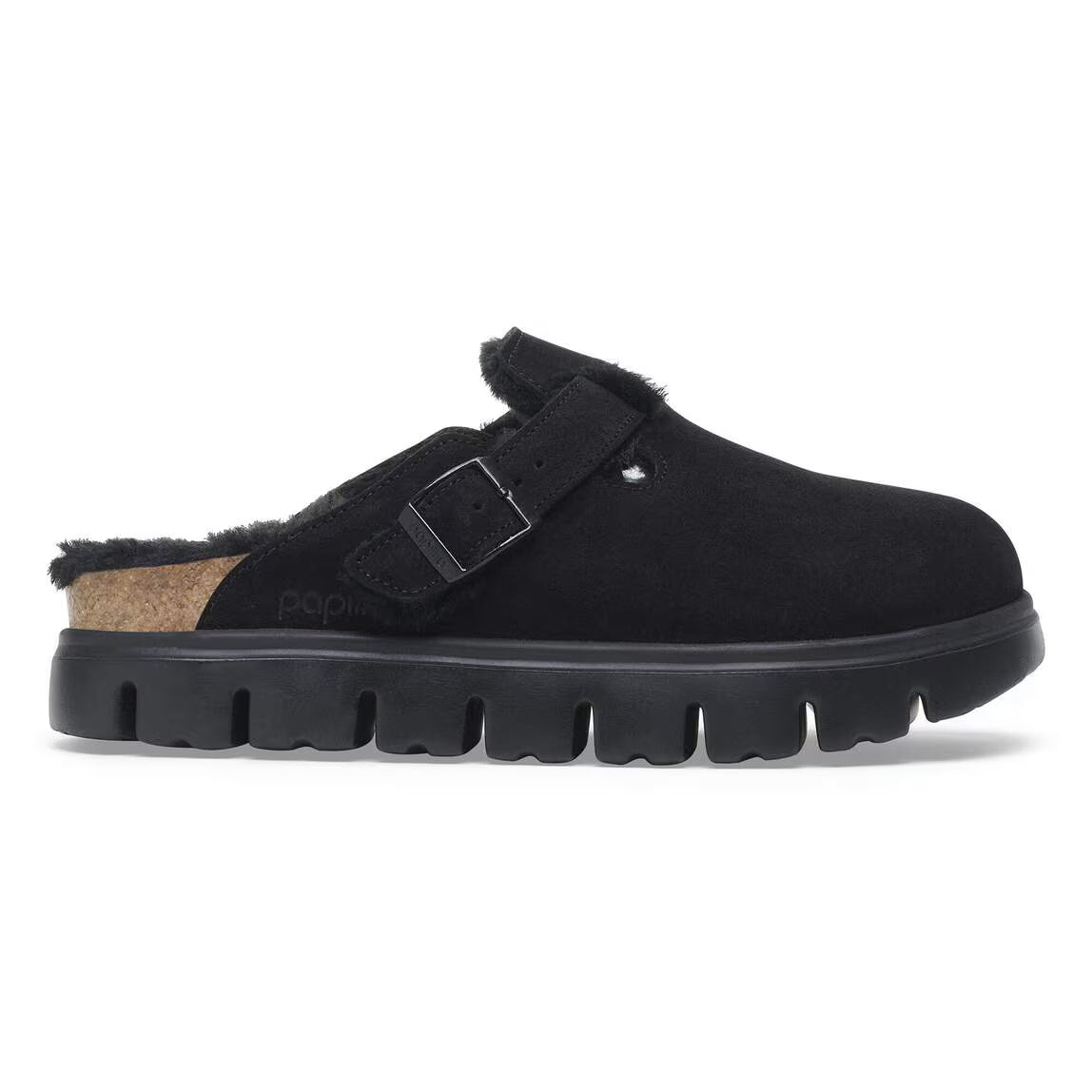Papillio by Birkenstock Boston Pap Chunky Shearling Women's Clogs NW/OB