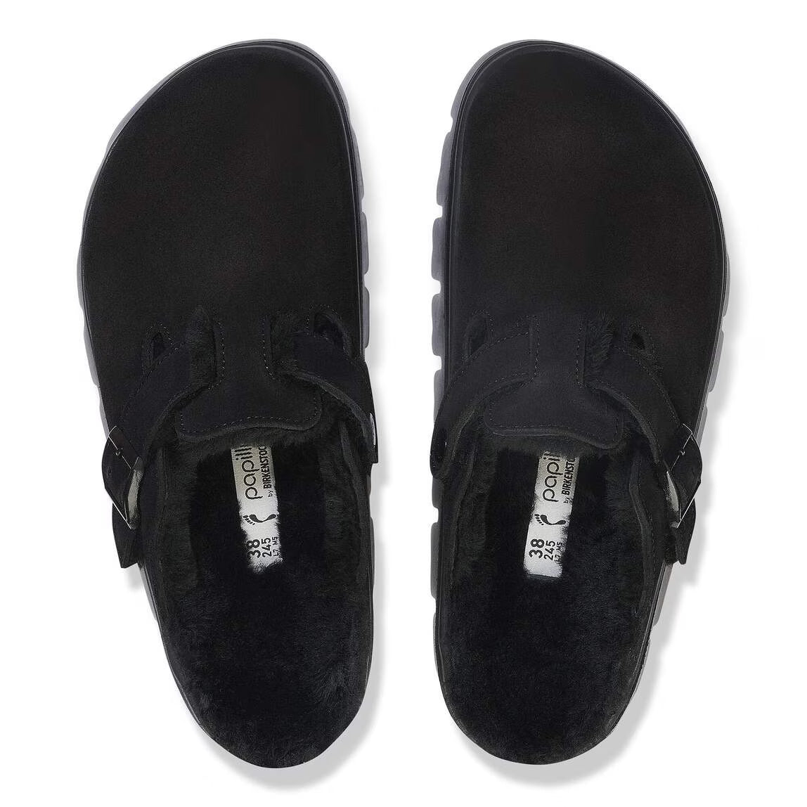 Papillio by Birkenstock Boston Pap Chunky Shearling Women's Clogs NW/OB