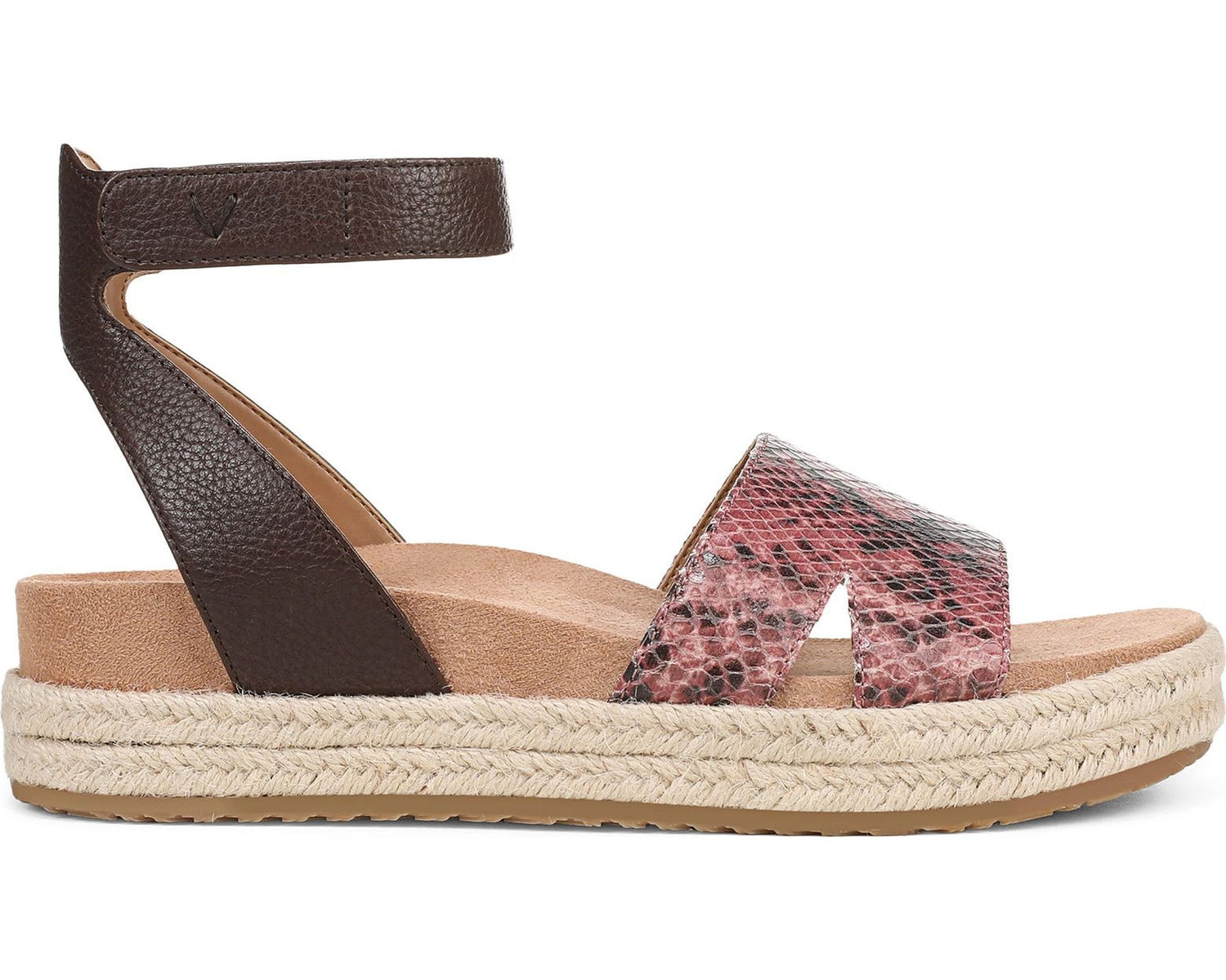 Vionic Women's Yucca Ankle Wrap Platform Espadrille Sandals NW/OB