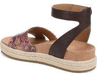 Vionic Women's Yucca Ankle Wrap Platform Espadrille Sandals NW/OB
