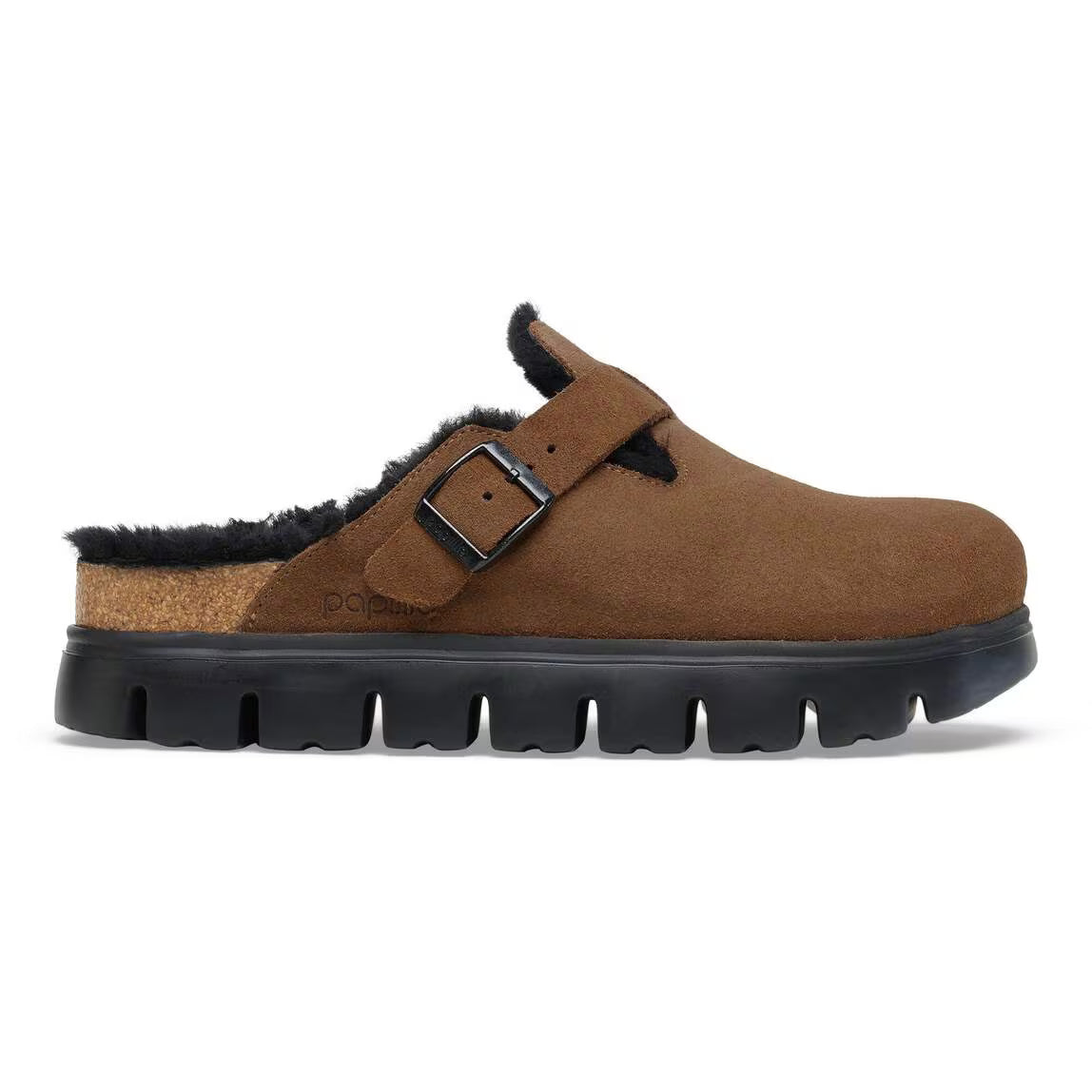Papillio by Birkenstock Boston Pap Chunky Shearling Women's Clogs NW/OB