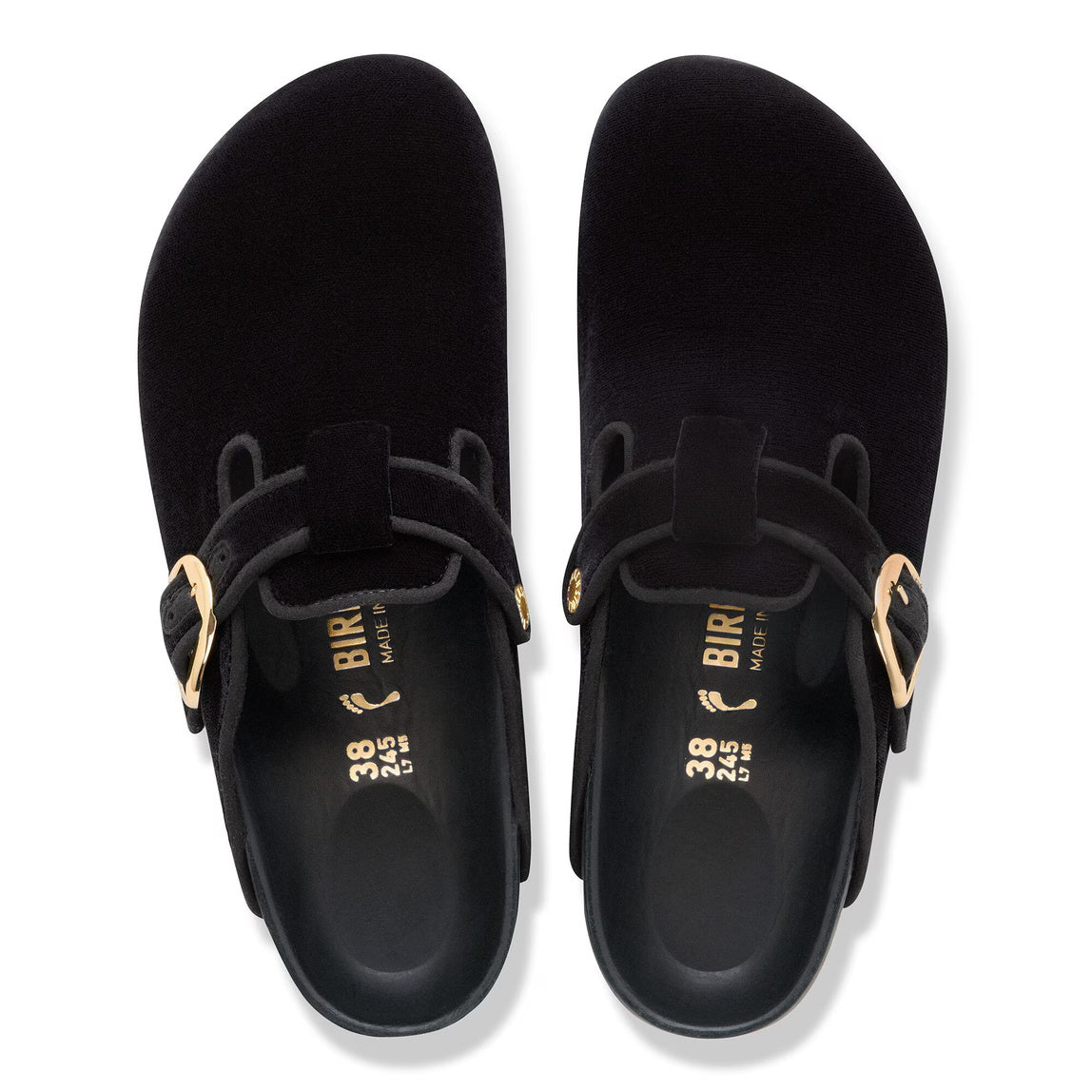 Birkenstock Women's Boston Big Buckle Piping Rivet Clogs NW/OB