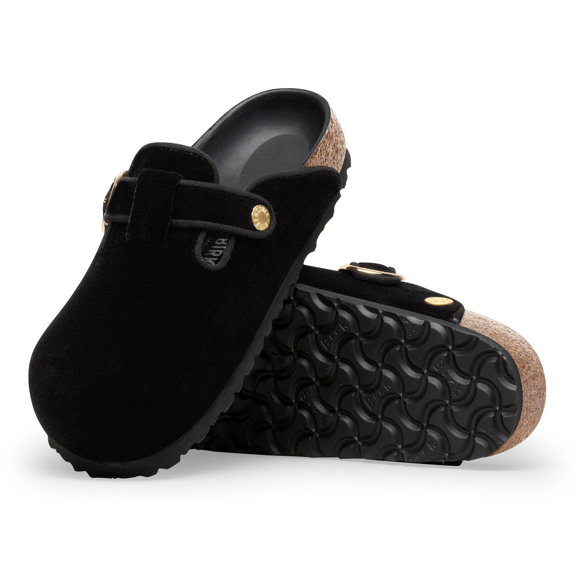 Birkenstock Women's Boston Big Buckle Piping Rivet Clogs NW/OB